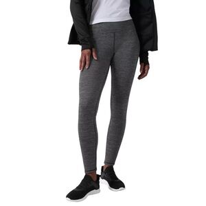 Athleta Leggings Women's Size Large Grey Altitude Tights Power Stretch‎ Fleece